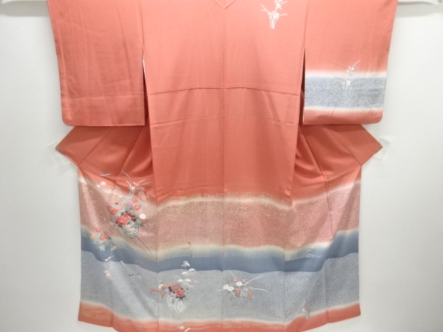 JAPANESE KIMONO / HOMONGI / FLOWER CART 